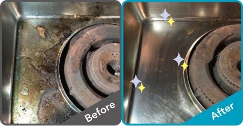 油汚れをしっかり落とす！