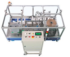ダンボール製函機のテープ交換を全自動にする装置｜ セキスイ